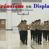The Lemoore NJ ROTC was on full display at Wednesday night's Patriotic Concert in the school's Event Center.